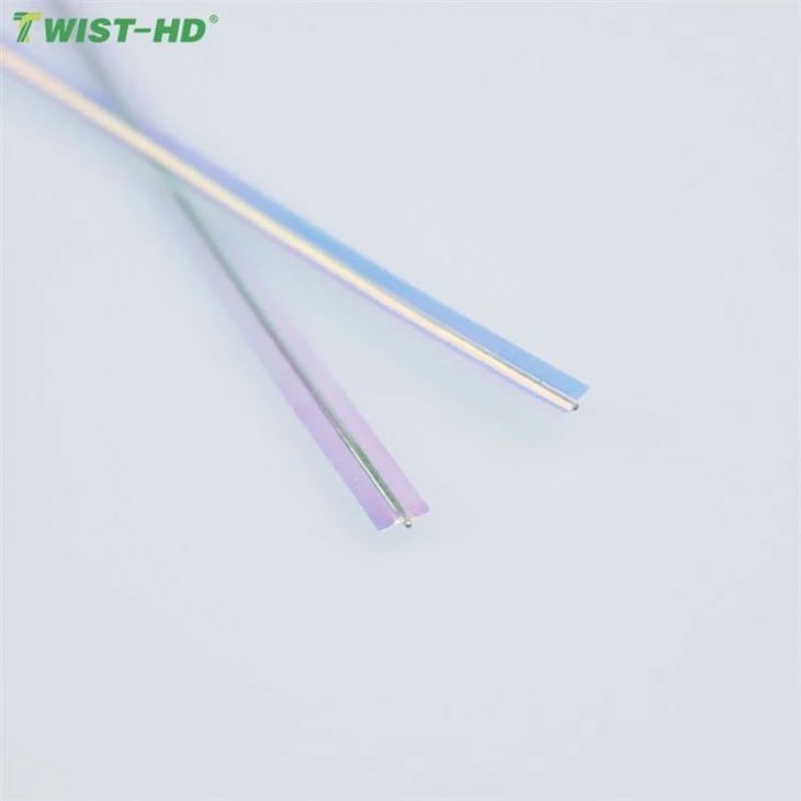 Competitive Price 8 cm 10 cm Golden Pre-cut Metallic Bread Bag Twist Tie